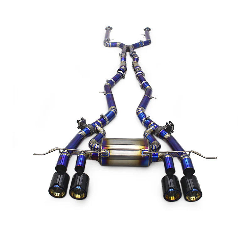 G8X S58 Titanium Equal Length Valved Exhaust System